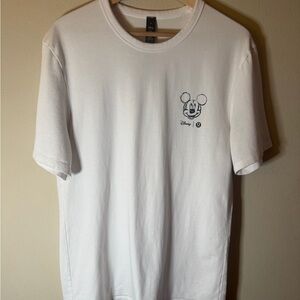 Disney x Lululemon Mickey Mouse Sketch Tee White Graphic T-Shirt Men’s M Unisex